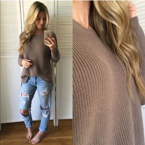 525 America Emma Crewneck Shaker Stitch 